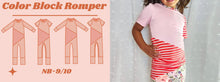 Load image into Gallery viewer, COLOR BLOCK ROMPER - DOLL
